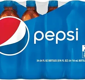 Pepsi Cola | made with real sugar | 24 Oz bottles