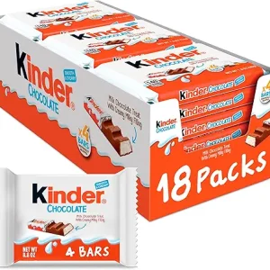 Kinder Chocolate - Milk chocolate Bar With Creamy Milky Filling