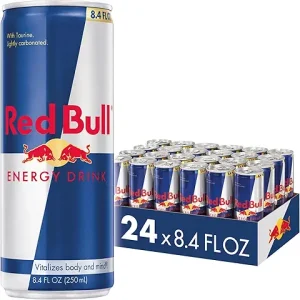 Red Bull Energy Drink with 80mg caffeine plus taurine & B-vitamins