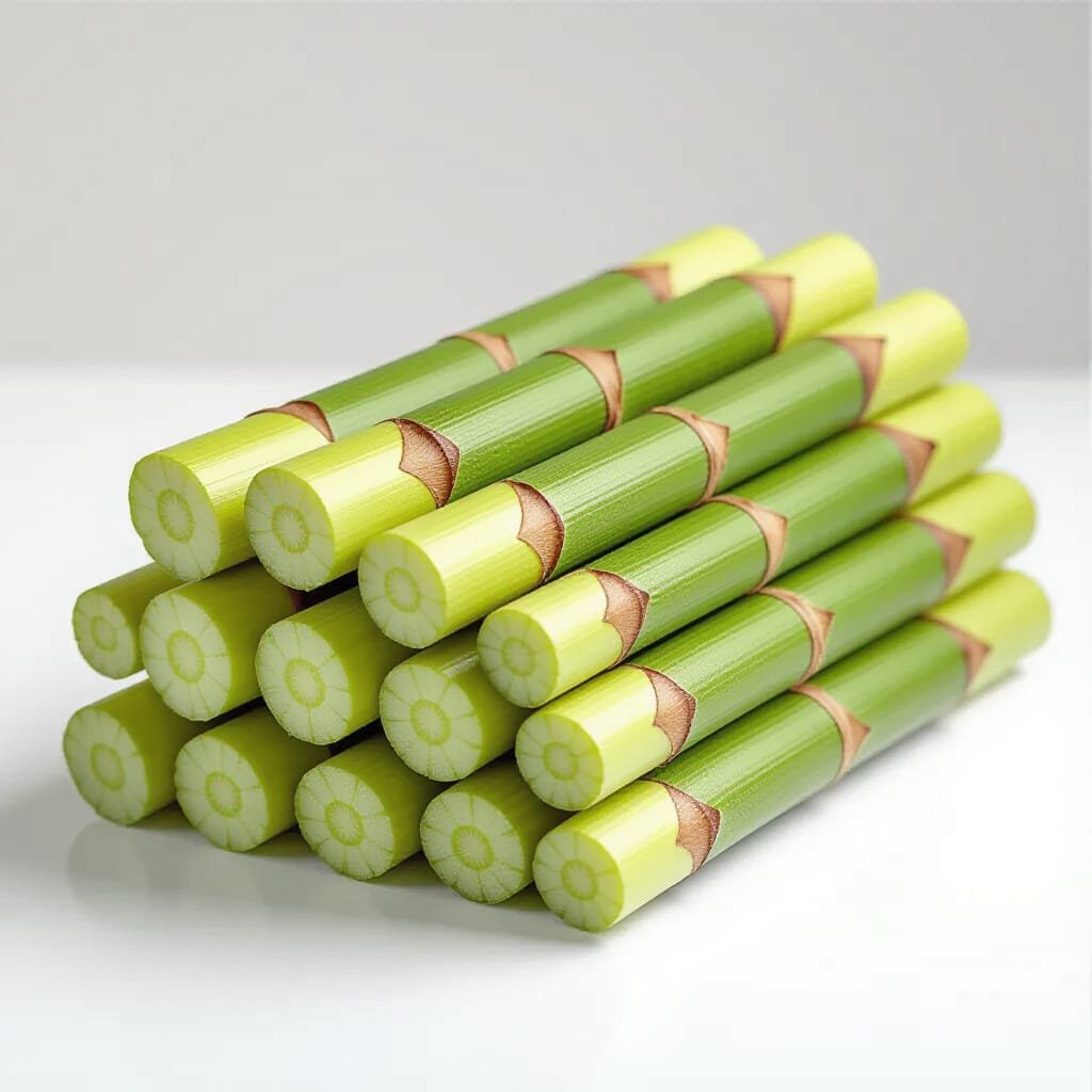 natural sugar cane packed