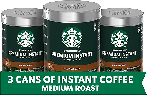 3 cans of premium instant coffee from starbucks